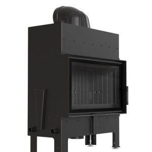 Kominek powietrzny stalowy FLOKI M 10 KW Ø 200 - czarne wyłożenie FLOKI M BLACK 300x300 - Kominek powietrzny stalowy FLOKI M 10 KW Ø 200 - czarne wyłożenie